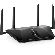 Netgear Nighthawk AX5400 vezetéknélküli router Gigabit Ethernet Kétsávos (2,4 GHz / 5 GHz) Fekete (RAX50-100EUS)