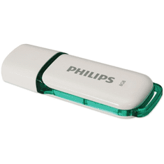 PHILIPS FM08FD70B/10 USB flash meghajtó 8 GB USB A típus 2.0 Zöld, Fehér (FM08FD70B/12)