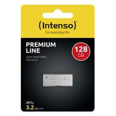 Intenso Premium Line USB-A 3.0 128GB Pendrive - Ezüst (3534491)