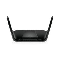 Netgear Nighthawk Tri-Band AX8 8-Stream AX6600 WiFi 6 Router (RAX70) vezetéknélküli router Gigabit Ethernet Háromsávos (2,4 GHz / 5 GHz / 5 GHz) Fekete (RAX70-100EUS)