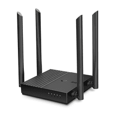 TPLINK ARCHER A64 vezetéknélküli router Gigabit Ethernet Kétsávos (2,4 GHz / 5 GHz) Fekete (ARCHER A64)