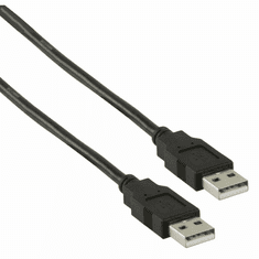 Nedis CCGP60000BK50 USB-A (apa - apa) kábel 5m - Fekete (CCGP60000BK50)