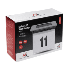 Maclean MCE423 Napelemes LED Házszám Fali lámpatest (MCE423)