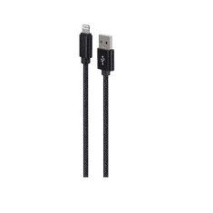 Gembird CCDB-MUSB2B-AMLM-6 USB-A Apa - Lighting Apa 2.0 Adat és töltő kábel - Fekete (1.8m) (CCDB-MUSB2B-AMLM-6)