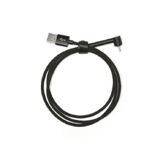 Kikkerland US200-EU Lightning apa - USB-A apa töltőkábel és telefontámasz - Fekete (1,8m) (US200-EU)