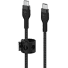 Boost Charge Pro Flex USB-C apa - USB-C apa Adat- és töltőkábel - Fekete (1m) (CAB011BT1MBK)
