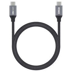 Yenkee YCU 323 BK USB-C apa - USB-C apa 3.1 Adat és töltőkábel - Fekete (1.5m) (YCU 323 BK)
