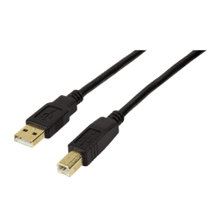LogiLink UA0266 USB 2.0 A apa - B apa Active Repeater Kábel 20 m - Fekete (UA0266)