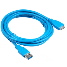 Maclean MC-737 USB 3.0 - Micro B USB 3.0 (apa - apa) kábel 3m - Kék (MCTV-737)