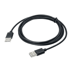 Akyga USB-A apa - USB-A apa Adat- és töltőkábel 1.8m - Fekete (AK-USB-11)