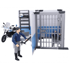 BRUDER Bworld Rendőrkapitányság rendőrségi motorral (BR-62732)