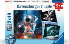 Ravensburger Űrkutató puzzle 3x49 darab