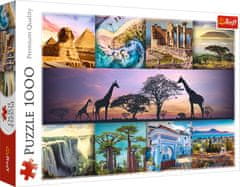 Trefl Puzzle Collage, Afrika 1000 db