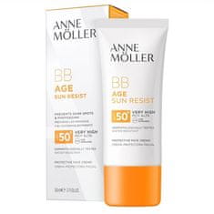 Anne Moller Védő BB krém a sötét foltok és a bőröregedés ellen SPF 50+ Age Sun Resist (BB Cream) 50 ml