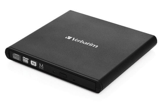 Verbatim DVD/CD külső meghajtó, USB 2.0, fekete, 98938