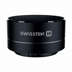 SWISSTEN i-METAL Hordozható bluetooth hangszóró - Fekete (52104431)