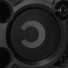 Prime APS31 "SLAM!" Hordozható bluetooth hangszóró karaoke funkcióval - Fekete/Narancssárga (APS31)