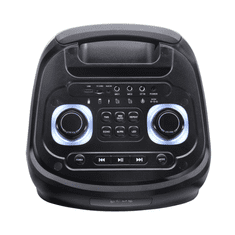Prime APS91 "THUNDER" Hordozható bluetooth hangszóró karaoke funkcióval - Fekete (APS91)