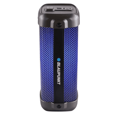 BLAUPUNKT BT30LED Hordozható Bluetooth hangszóró LED világítással - Fekete (BT30LED)