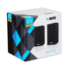 iBOX I-BOX 2.0 SP1 2.0 Hangszóró - Fekete (IGLSP1B)