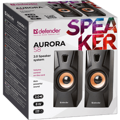 Defender Aurora 2.0 Hangszóró - Fekete (65408)