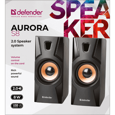 Defender Aurora 2.0 Hangszóró - Fekete (65408)