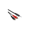 00205106 audio kábel 2 M 3.5mm 2 x RCA Fekete, Vörös (205106)