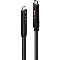 Lindy 43393 USB kábel 8 M USB 3.2 Gen 1 (3.1 Gen 1) USB C Fekete (43393)
