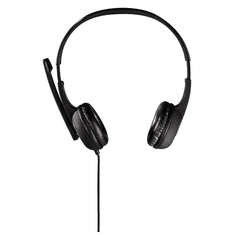 Hama Essential HS 300 Headset Vezetékes Fejpánt Hívás/zene Szürke (53982)