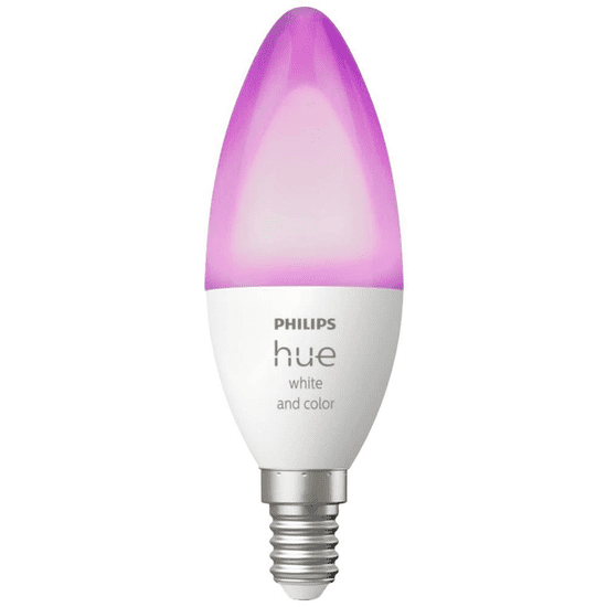 PHILIPS Hue White and colour ambience 8718699726317 intelligens fényerő szabályozás Intelligens izzó Bluetooth/Zigbee Fehér 5,3 W (8718699726317)