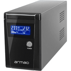 Armac Office 650E LCD 650VA / 390W Vonalinteraktív UPS Fekete (O/650E/LCD)