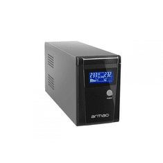 Armac Office 650E LCD 650VA / 390W Vonalinteraktív UPS Fekete (O/650E/LCD)