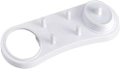 OEM ORAL B kompatibilis elektromos fogkefe és 4 cserefej tartó, fehér színben 