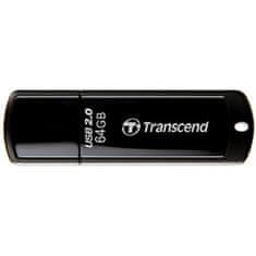 Transcend Jetflash 350 64GB USB 2.0 Fekete Pendrive TS64GJF350