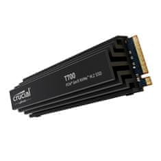 Crucial CT2000T700SSD5 T700 Heatsink 2048GB PCIe NVMe M.2 2280 SSD meghajtó
