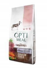 OptiMeal Gabonamentes teljes értékű szárazeledel felnőtt kutyáknak, minden fajtának - kacsa és zöldség 20 kg