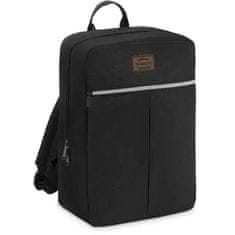 ZAGATTO Fekete utazási hátizsák, Repülőgép, 40x20x25, ZG834