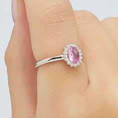 Brosway Elegáns ezüst gyűrű Fancy Vibrant Pink FVP73 (Kerület 50 mm)