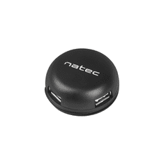 Natec Bumblebee USB 2.0 HUB (4 port) - Fekete (NHU-1330)