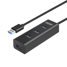 Unitek Y-3089 USB 3.0 HUB (4 port) Fekete (Y-3089)
