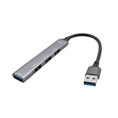 I-TEC Metal U3HUBMETALMINI4 hálózati csatlakozó USB 3.2 Gen 1 (3.1 Gen 1) Type-A Fémes (U3HUBMETALMINI4)
