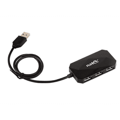 Locust 4-Port USB 2.0, HUB Fekete (NHU-0647)