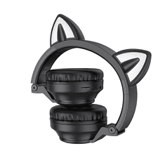 Borofone BO18 Cicafüles Wireless fejhallgató - Fekete (ZES125696)