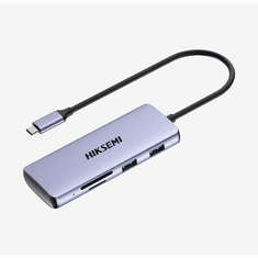 Hikvision Hiksemi HS-HUB-DS8 USB-C 100W Univerzális dokkoló (HS-HUB-DS8)