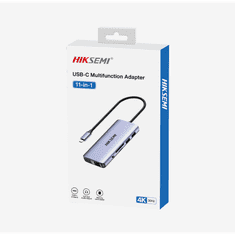 Hikvision Hiksemi HS-HUB-DS11 USB-C 100W Univerzális dokkoló (HS-HUB-DS11)