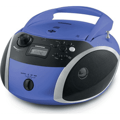 GRUNDIG GRB 3000 BT Digitális 3 W FM Fekete, Kék, Ezüst MP3-lejátszás (GPR1100)
