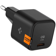 Spigen PowerArc PE2103 Hálózati USB-C töltő - Fekete (27W) (ACH05607)