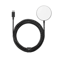 Native Union Snap Cable XL Vezeték nélküli töltő - Fekete (15W) (SNAP-WL-COS)
