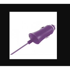 Ksix Micro-USB Autós töltő - Lila (5V / 1A) (B1740CR02VI)