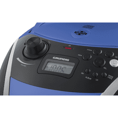 GRUNDIG GRB 3000 BT Digitális 3 W FM Fekete, Kék, Ezüst MP3-lejátszás (GPR1100)